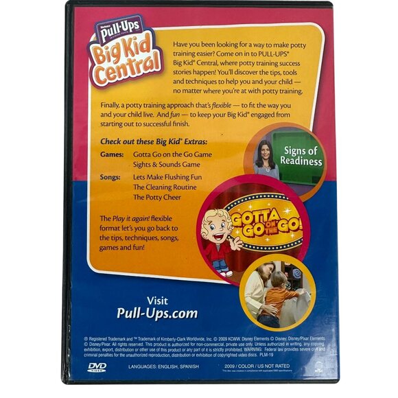 Huggies Pull-Ups Big Kid Central Potty Training Success DVD 2009 Kids Educationa - Picture 2 of 7